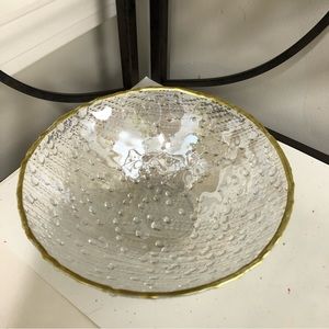 Bubble Glass Candy Dish, 6.75”diameter
